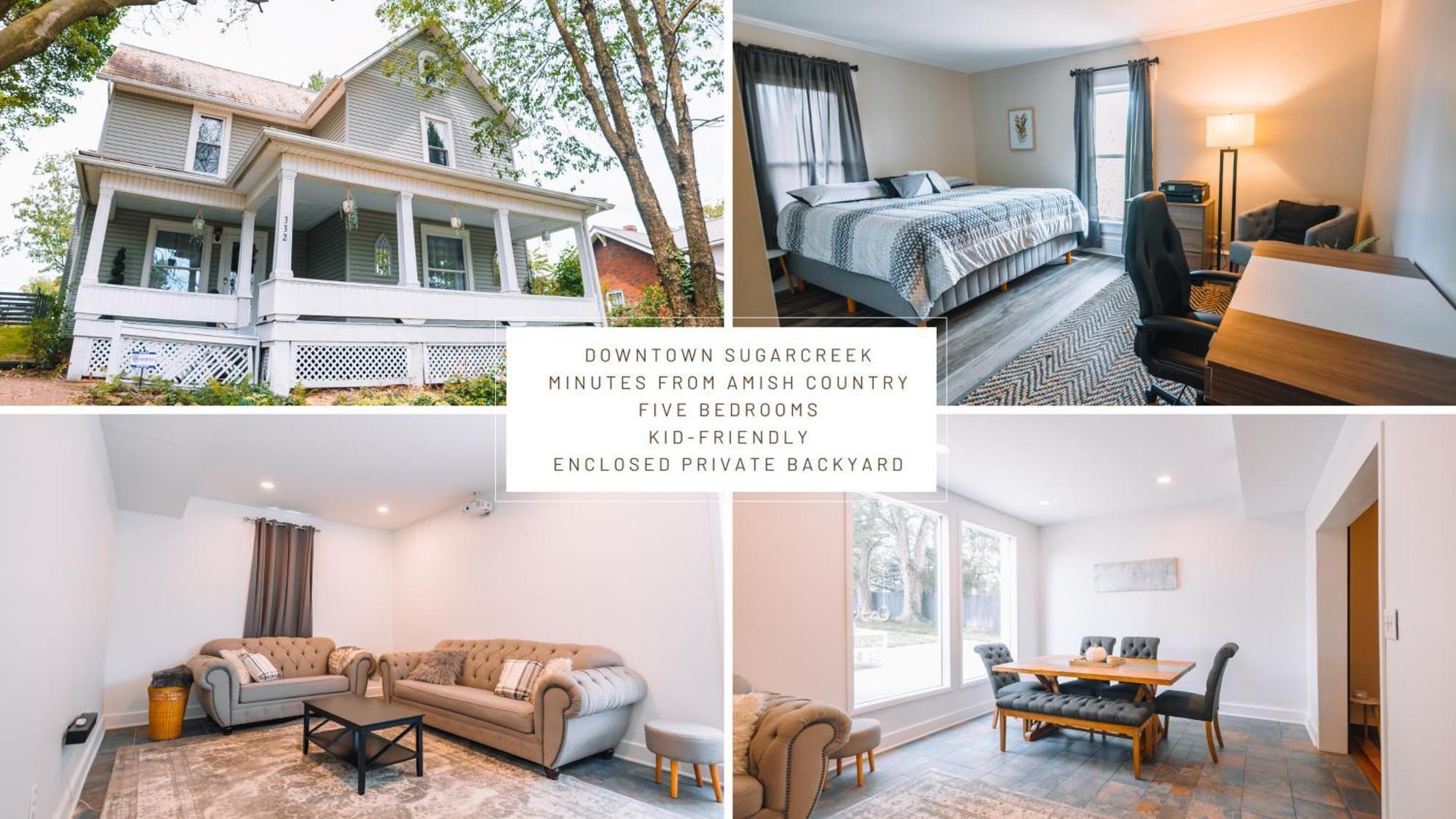 Downtown Escape Great For Large Families & Groups Villa Sugarcreek Exterior photo